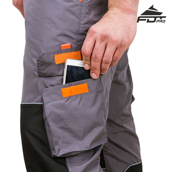 Comfy Design Professional Pants with Reliable Side Pockets for Dog Trainers