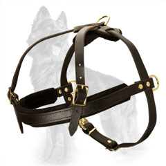The Best Quality Pulling Leather German-Shepherd Dog  Harness