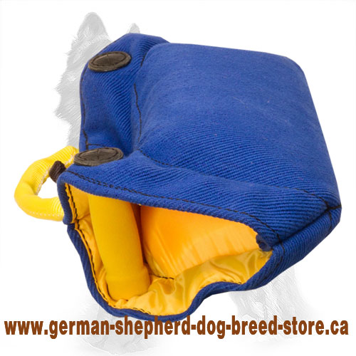 German Shepherd Bite Builder French Linen Bite for Puppy and Young Dog