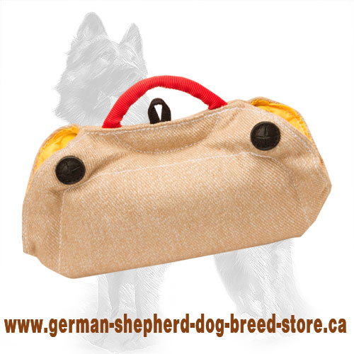 German Shepherd Bite Builder Jute for Puppy and Young Dogs