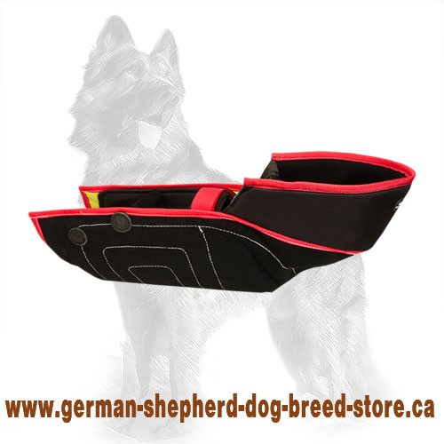 Short French Linen German Shepherd Bite Sleeve for Training Young and Adult Dogs