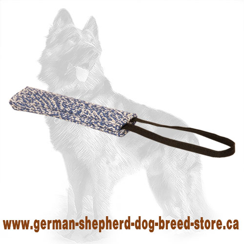 French Linen German Shepherd Bite Tug for Puppy Training