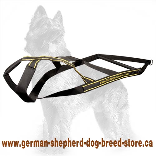 Weight Pulling Nylon German Shepherd Dog Harness