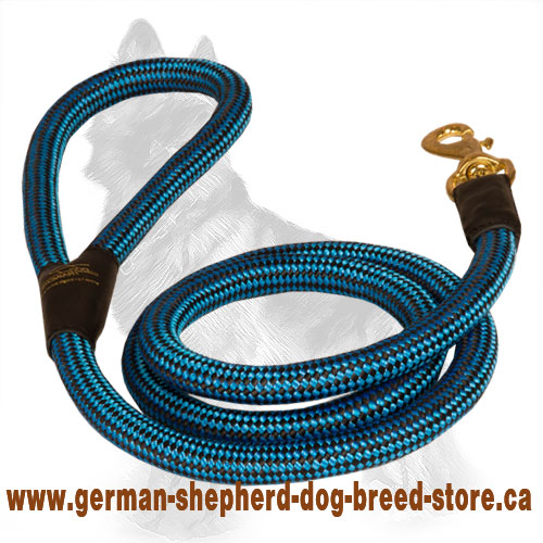 Cord Nylon German Shepherd Lead for Strong Dogs