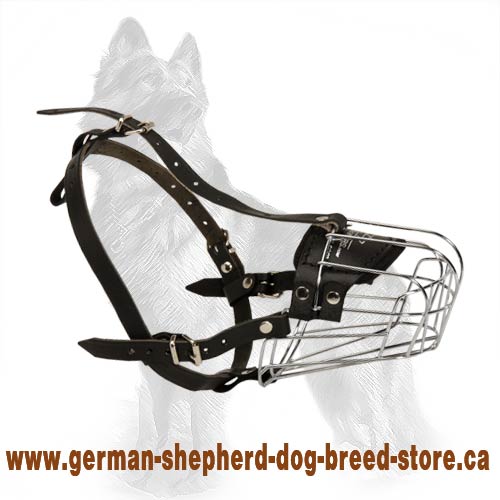 Wire Basket Dog Muzzle for German Shepherd
