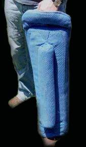 Dog protection leg sleeve with bite bar