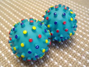 Rubber German Shepherd Ball Sound Maker