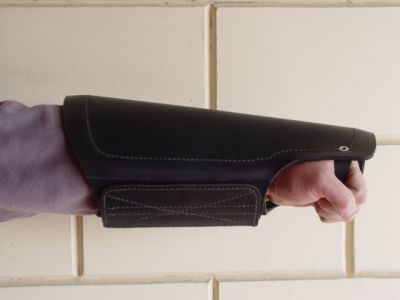 Dog training arm protection outlet
