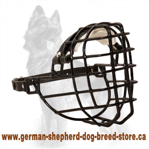 Rubber Covered Wire German Shepherd Muzzle for Any Season
