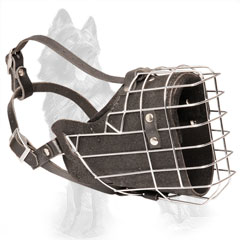 Strength And Durability Are Combined In Our Full Padded  Metal GSD Muzzle