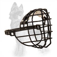 German-Shepherd Dog Muzzle Suitable for Winter Walking